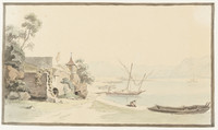 La Tour-de-Peilz, Teilansicht von Nordwesten mit Genfersee